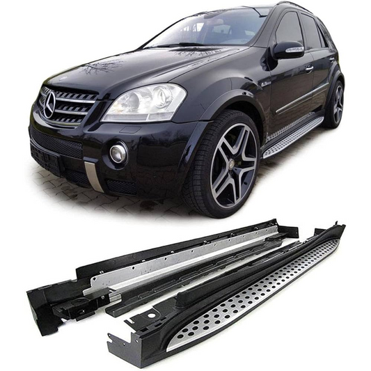  Aluminium Silver Side Steps Running Board - OE Style