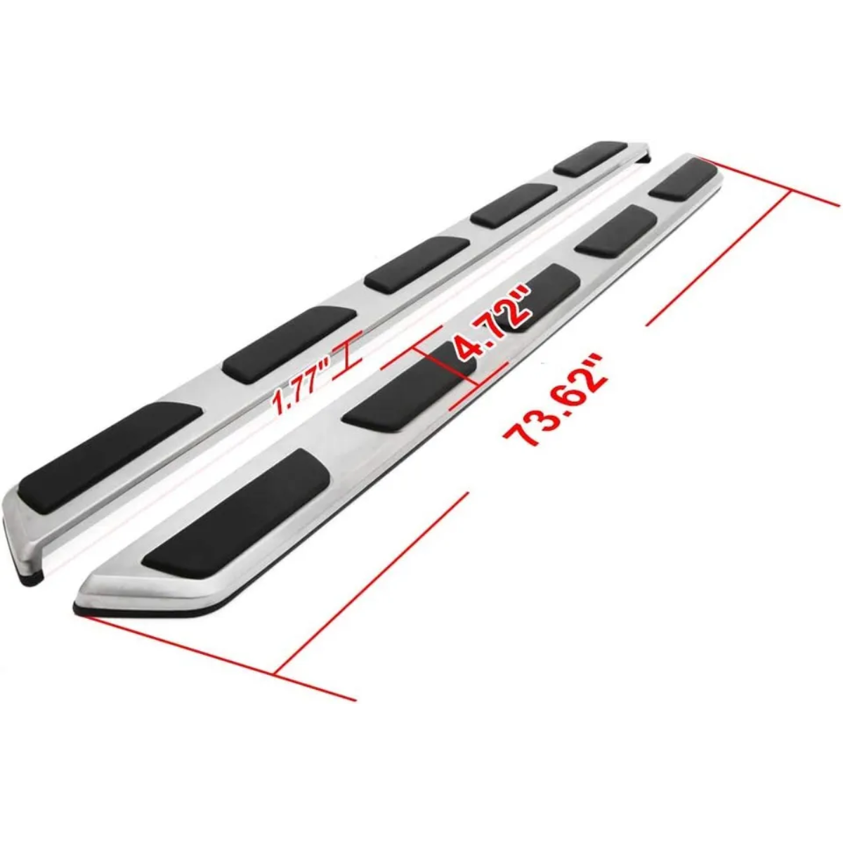 Side Steps Running Boards Style - FY New Stainless Pair