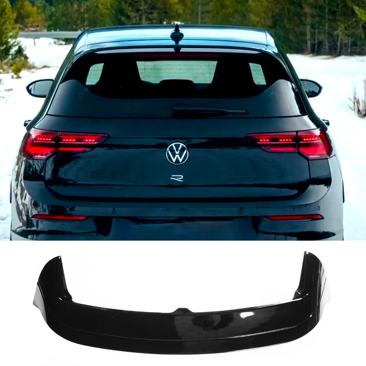 Gloss Black CS Clubsport Style Rear Spoiler