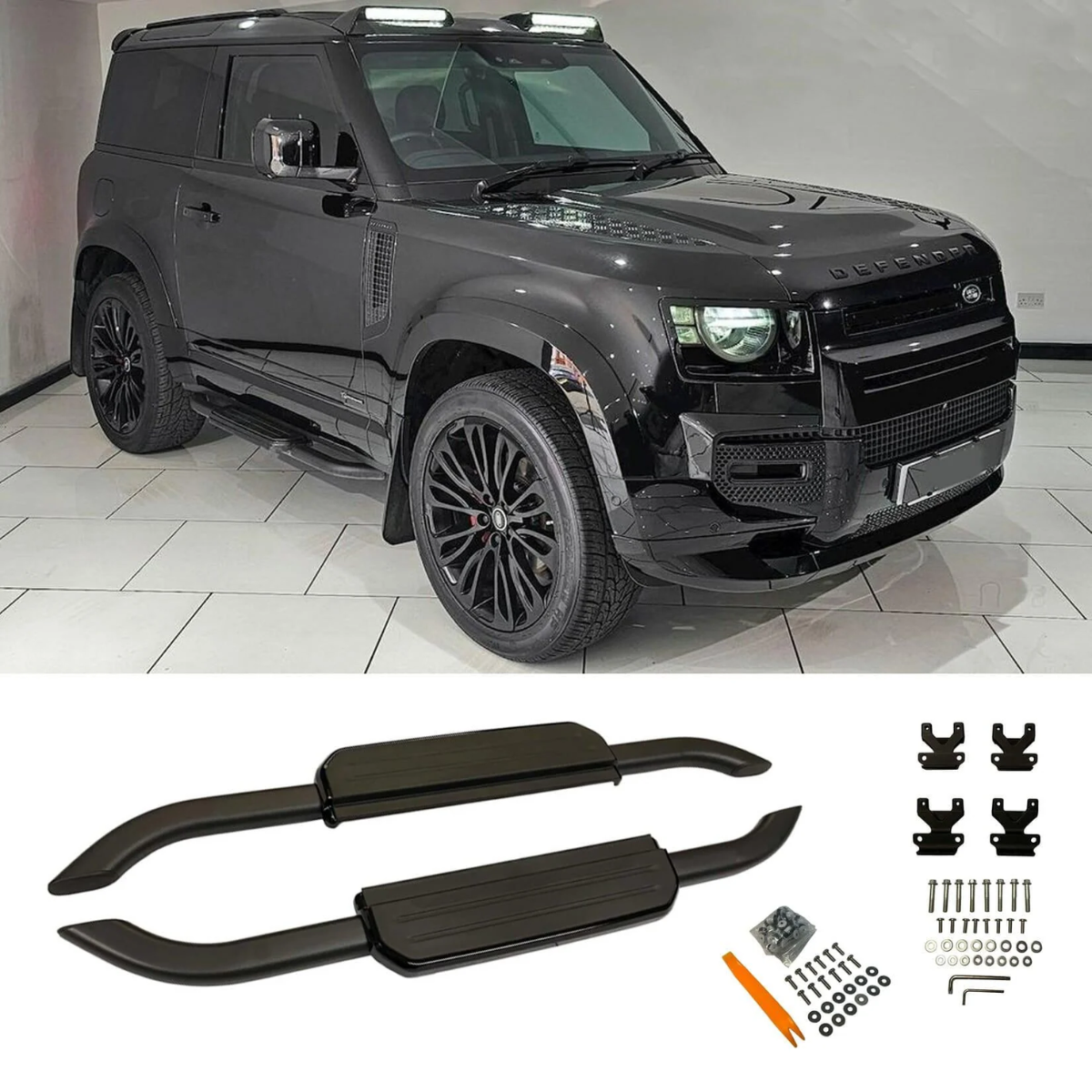 Running Board Side Steps - Black Edition 2020+