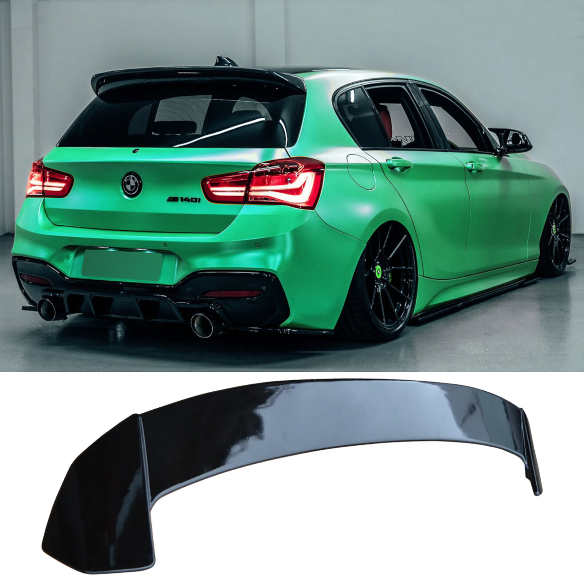 Gloss Black M Performance Rear Roof Spoiler