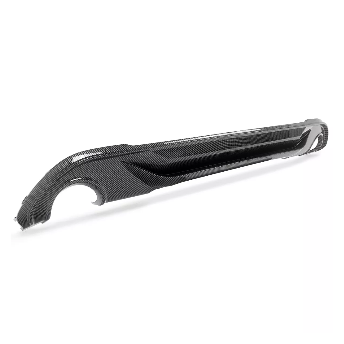 Gloss Carbon Effect Rear Bumper Diffuser Lip for BMW X1 F48 F49 M Performance (2015-2021)