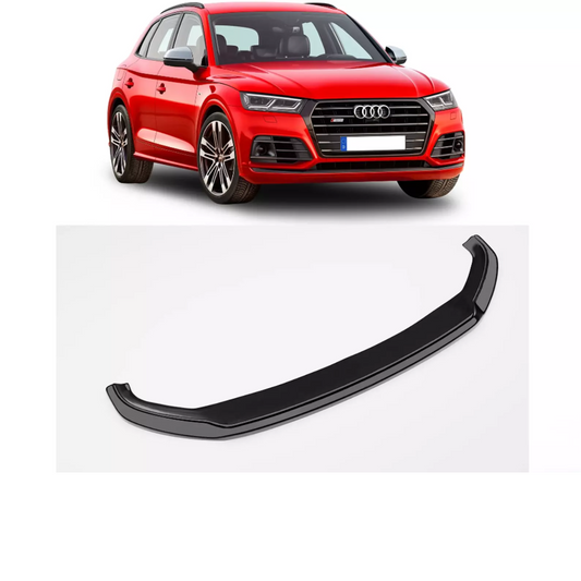 Audi Q5 S-Line MK2 (2017-2020) Front Splitter - High Gloss Black