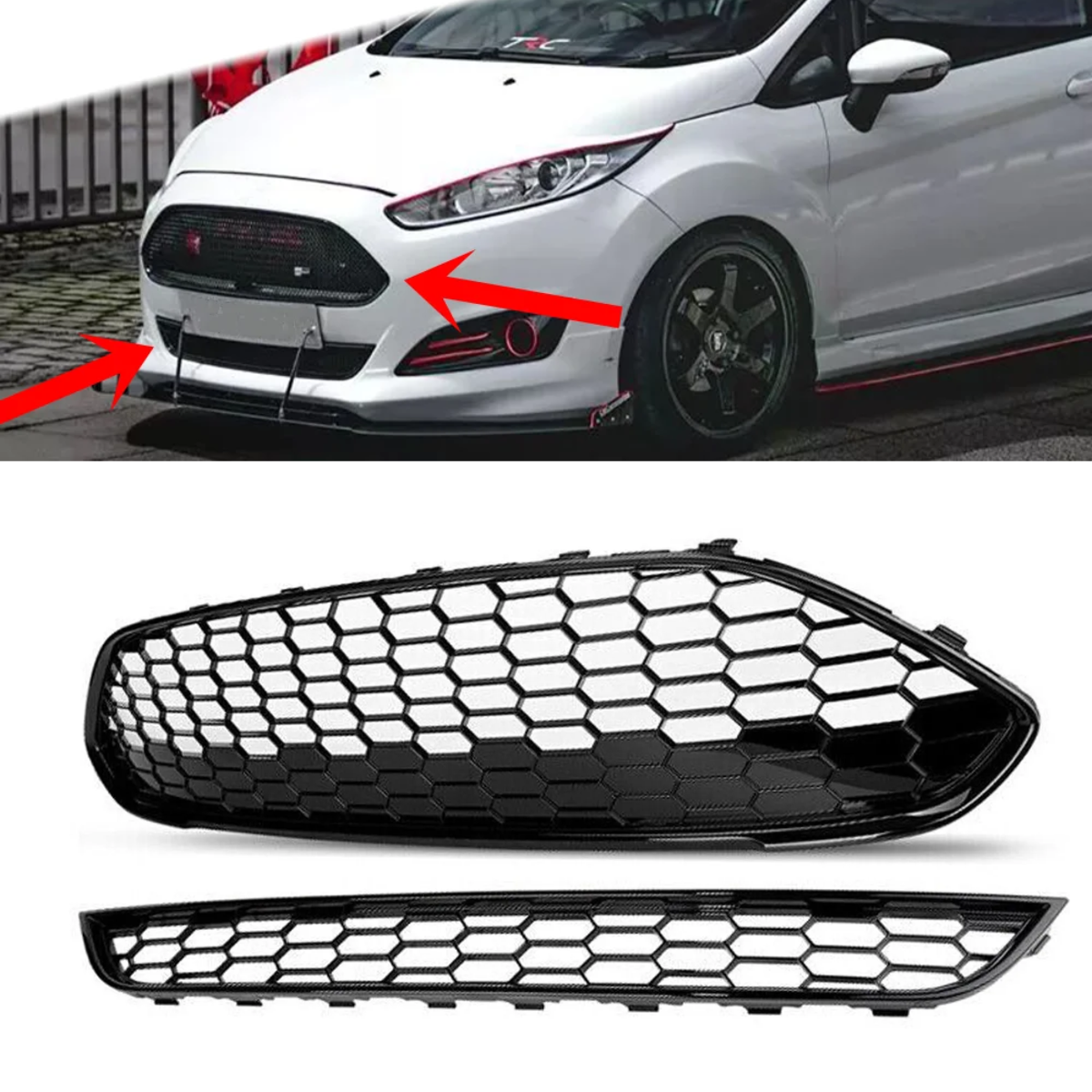 Bumper Upper & Lower Grille