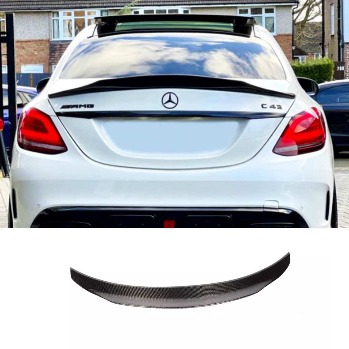 PSM Boot Lip Spoiler - Real Carbon Fiber