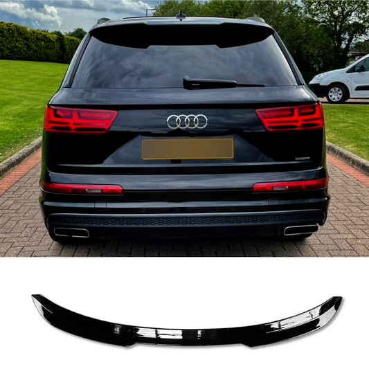 Audi SQ7 S Line (2016-2019) Gloss Black Roof Wing Spoiler - High Gloss Finish