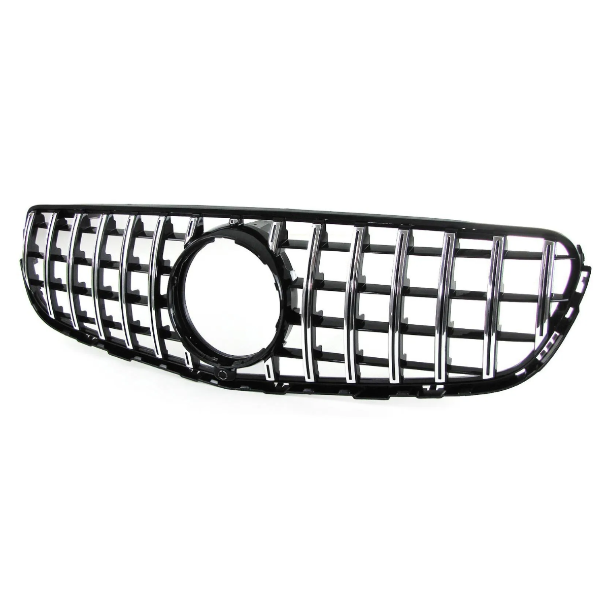 Chrome Panamericana GT Style Grille for Mercedes Benz GLC SUV X253 C253 (2016-2020)