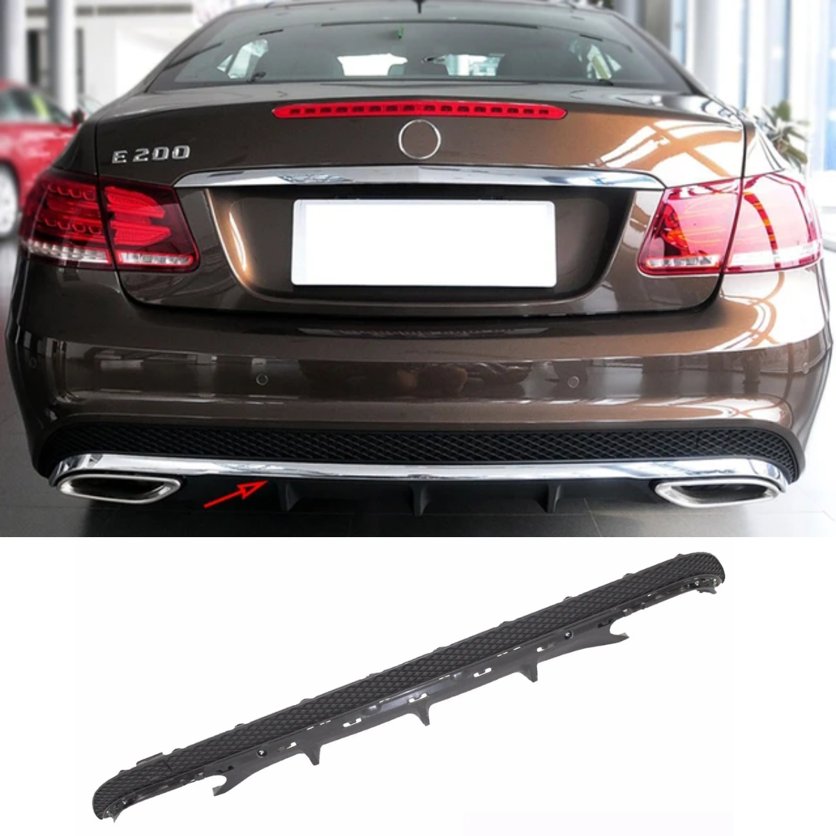 AMG Conversion Rear Bumper Diffuser