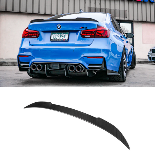 Rear Spoiler CS Style Dry Carbon Fiber