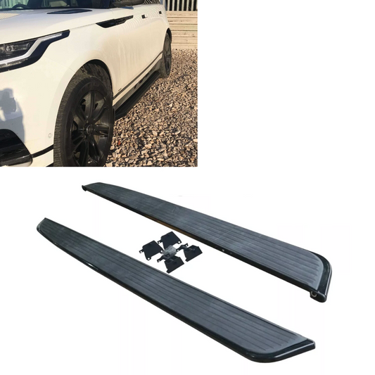 Range Rover Velar Black Side Steps All-Black Stealth Running Boards (2017+)