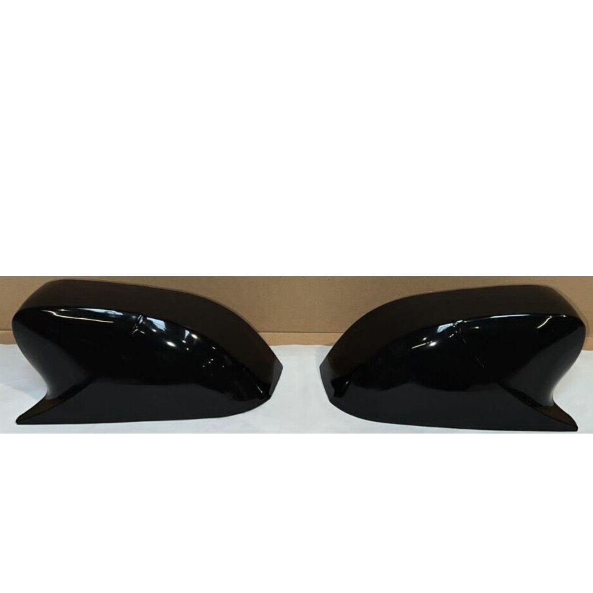 Gloss Black Wing Mirror Cap Covers Set for VW Caddy MK3 FL