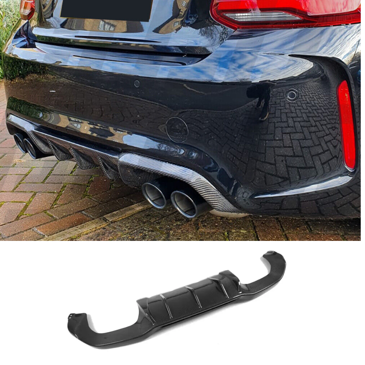 Carbon Fiber Performance Rear Diffuser Spoiler