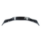 Carbon-look front bumper lip spoiler installed on a 2017-2020 BMW M5 F90 Pre-LCI