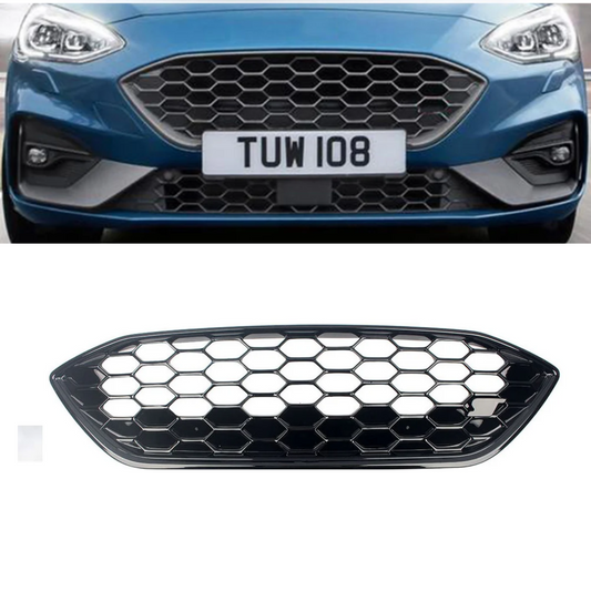 Style Gloss Black Mesh Front Grill