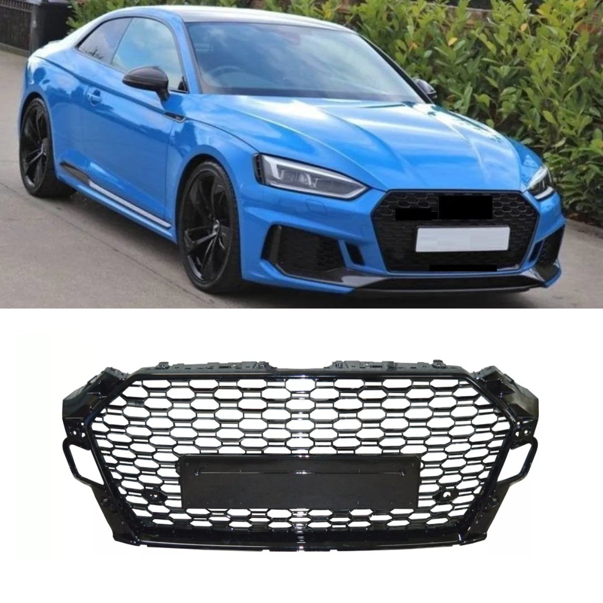 Honeycomb Mesh Front Bumper Centre Grille 2017+