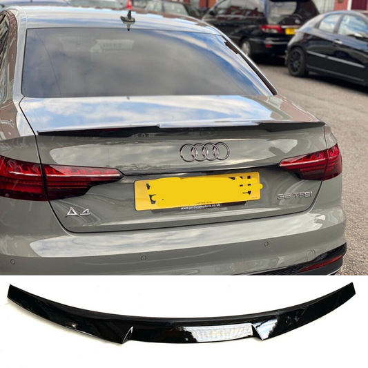 Audi RS4 B9 (2017-2019) Gloss Black Boot Trunk Rear Spoiler 8W