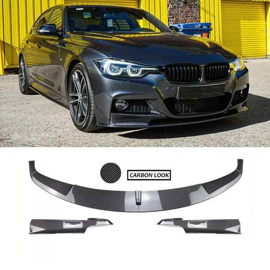  Carbon Fiber Front Splitter Spoiler Lip Body Kit