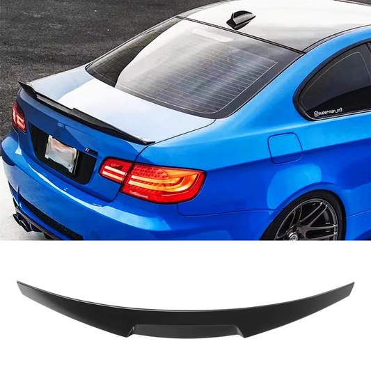 Gloss Black M4 Style Rear Boot Spoiler Trunk Lid Wing