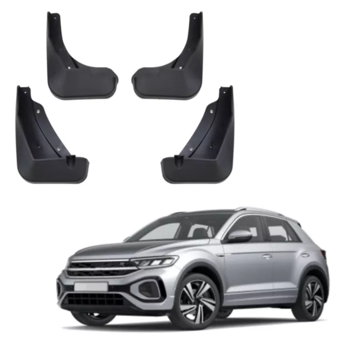 Mudguards Mud Flaps Splash Guards for VW T-Roc (2017-2021)