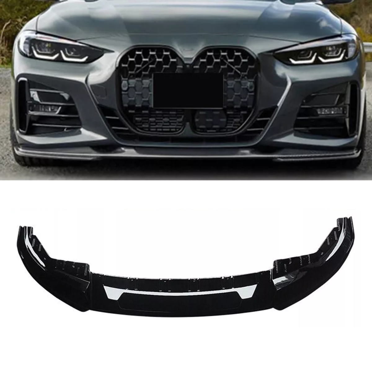 M Performance Front Bumper Lip Splitter Gloss Finish