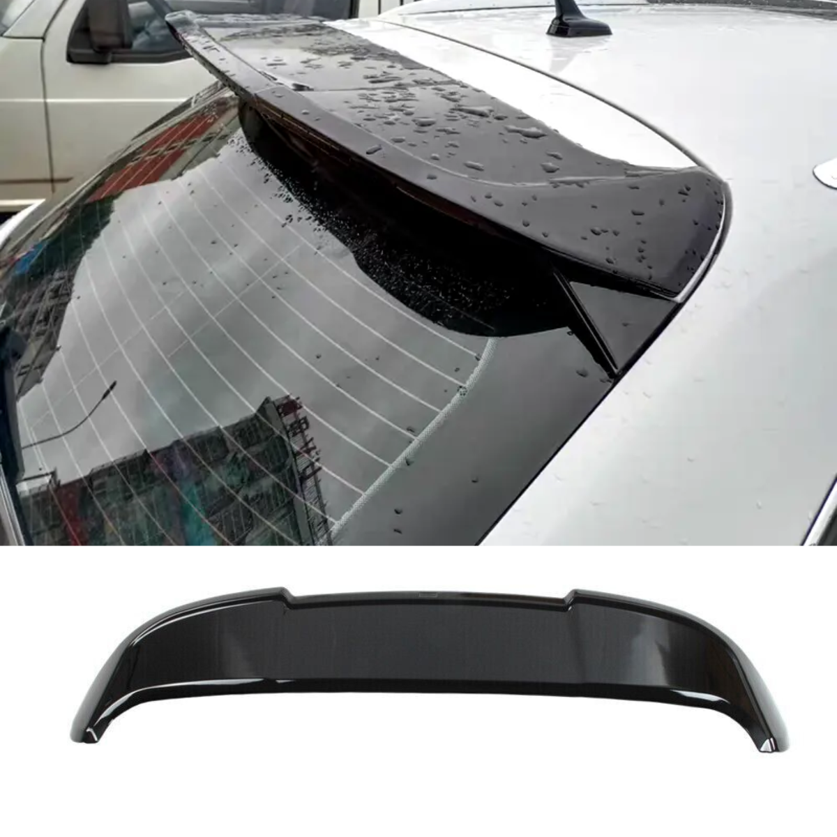 Audi S3 (2013-2020) 8V 5-Door Gloss Black Rear Roof Spoiler - Top Wing Lip Upgrade