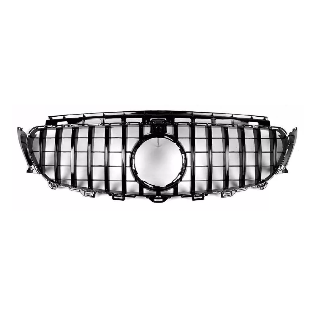 Gloss Black GT R Style Front Bumper Grille 