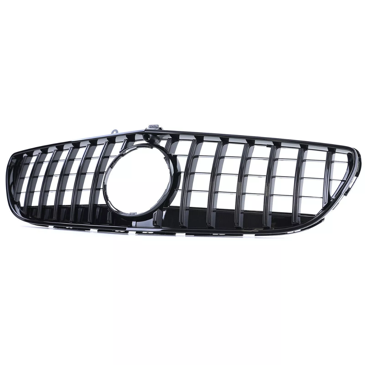 Gloss Black Front Bonnet Grill for Mercedes CLS C218 (2014-2018)