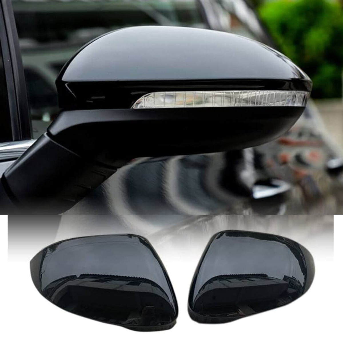 Black Wing Mirror Covers 