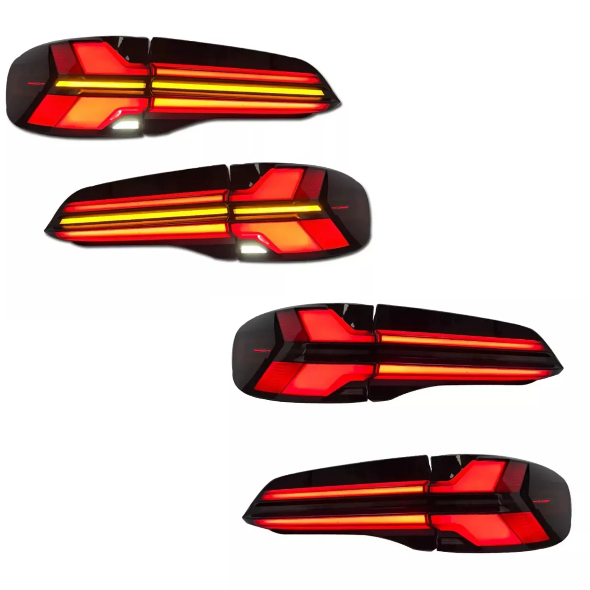  Sequential LED Rear Tail Light Lamp Pair (2018+)