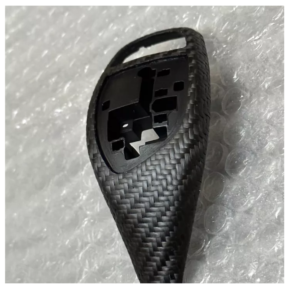 Matte Carbon Fiber Gear Knob Surround Base