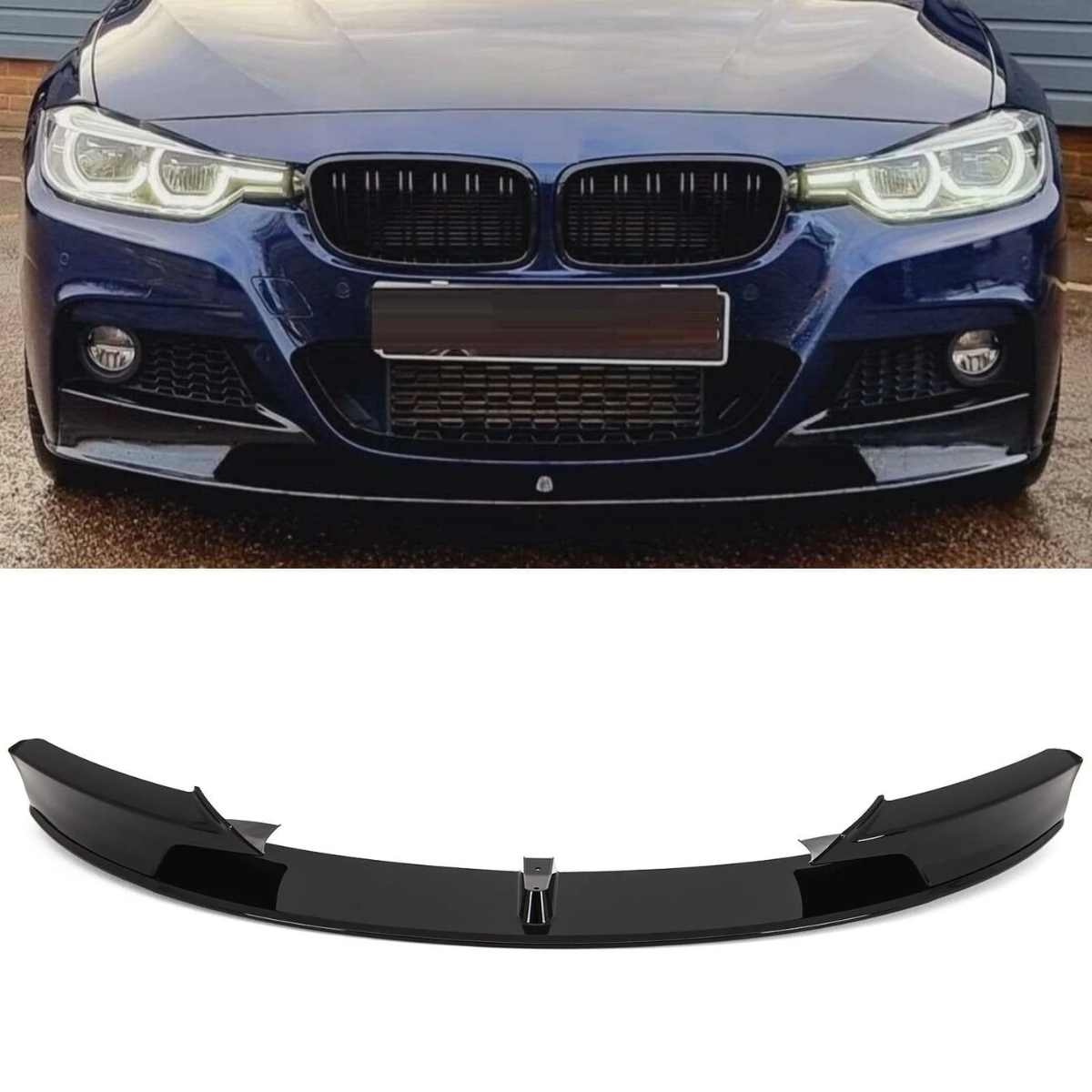 Gloss Black Front Splitter 