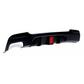 BMW E92/E93 328i M Sport (2007–2013) Gloss Black F1 Style Rear Diffuser Valance 
