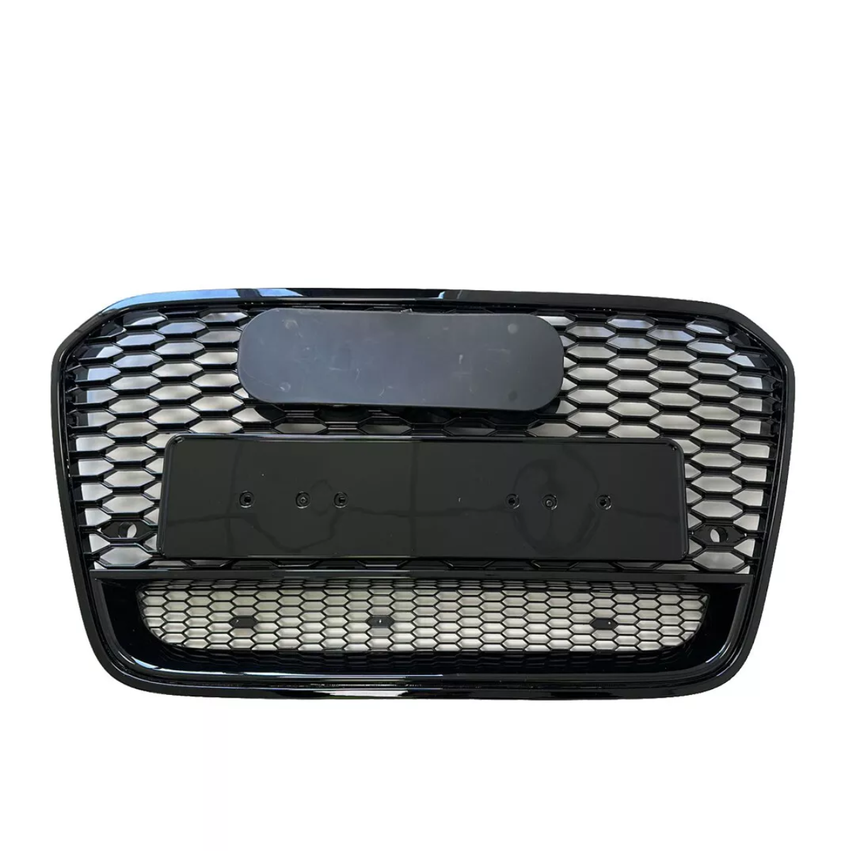 Audi A1 RS1 Look Honeycomb Mesh Front Grille Gloss Black (2015-2018) - Premium Car Grill