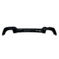 Gloss Black Rear Diffuser Quad Exhausts