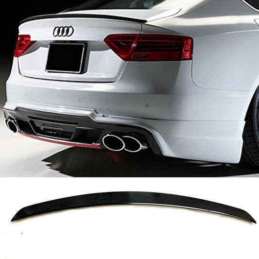 Audi A5 (F5) S-Line Edition (2017+) Rear Spoiler Lip - Gloss Black