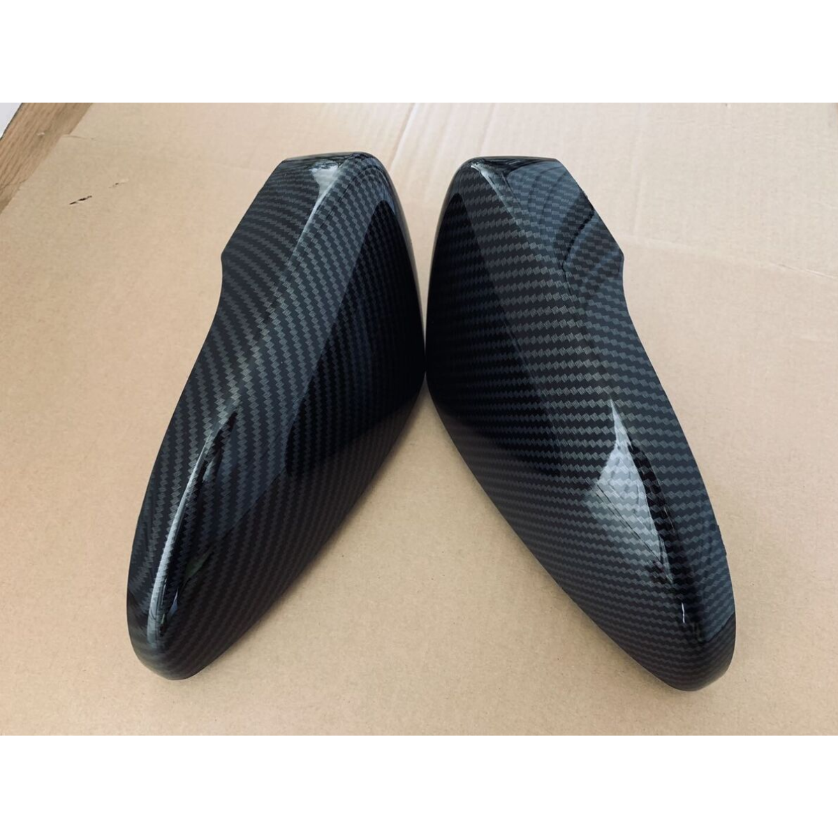 Carbon Fiber Effect Wing Mirror Cover Caps for VW Scirocco OEM Fit Replacement