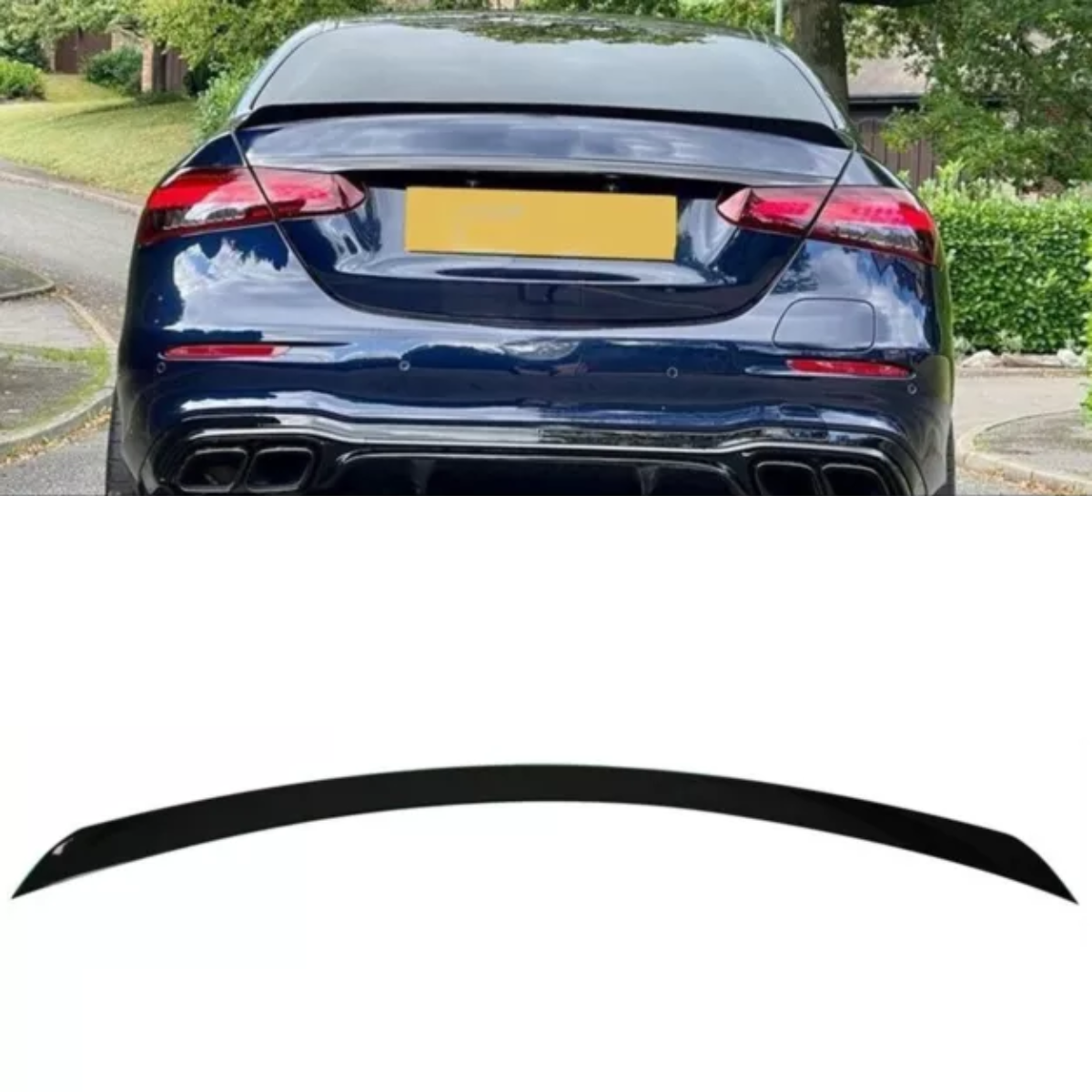  E63 Look AMG Rear Boot Spoiler Trunk Lip Facelift 2020+