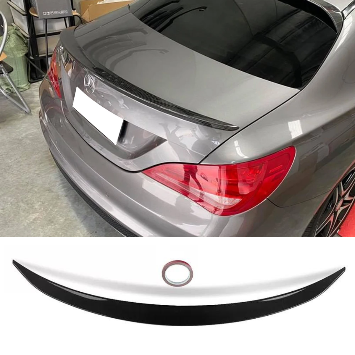 Mercedes CLA Class (W117/C117) (2013–2019) AMG Style Black Rear Trunk ...