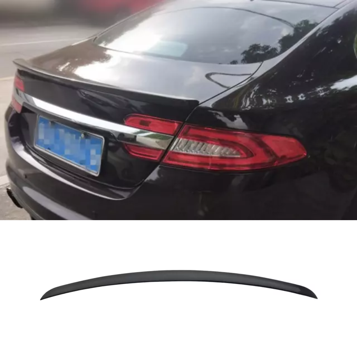  Factory Style Gloss Black Rear Boot Spoiler Wing