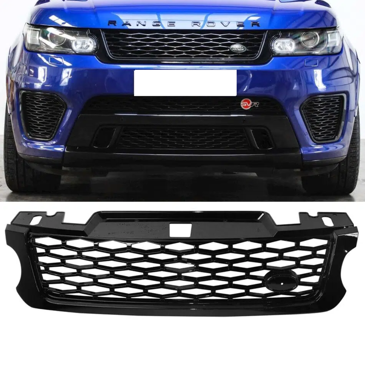 Range Rover Sport L494 Black SVR Style Front Mesh Grill Grille (2014-2 ...
