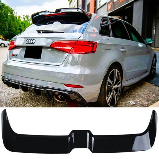 Audi RS3 (8V) Sportback Boot Spoiler (2013-2020) - Gloss Black Rear Trunk Spoiler