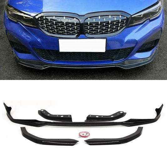 Matt Black Sport Front Spoiler Lip 