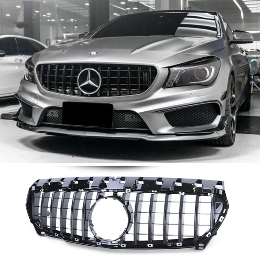 Black GT Style Grille Mercedes Benz CLA-Class C117 (2013-2016)