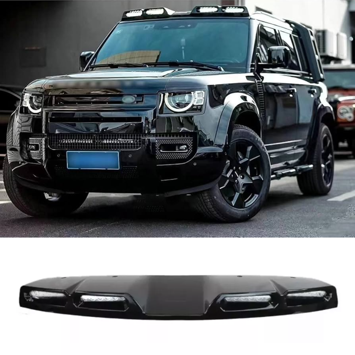 Land Rover Defender 90 & 110 L663 Upgrade Top Roof LED Light Bar (2020 ...