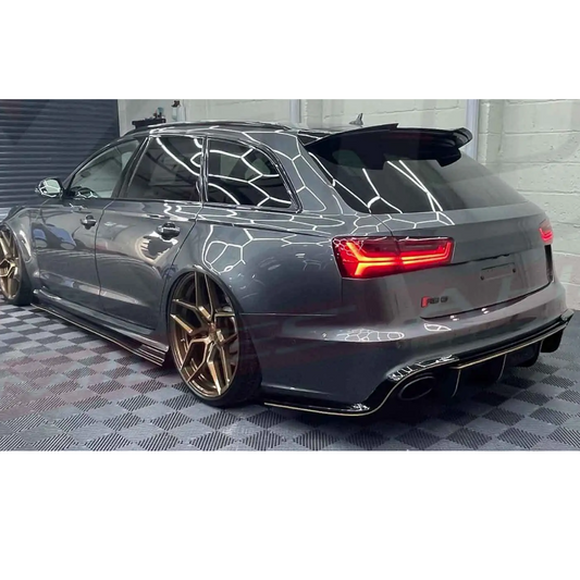 Audi RS6 C7 Avant (2011-2014) 3-Piece Rear Diffuser - High-Gloss Finish