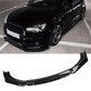 Audi A1 S-Line Gloss Black Front Bumper Lip Spoiler Splitter (2018–Present)