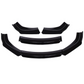 Audi A1 S-Line Gloss Black Front Bumper Lip Spoiler Splitter (2018–Present)