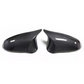 Real carbon fiber side mirror caps replacement installed on a 2014-2021 BMW M2 F87, M3 F80, or M4 F82