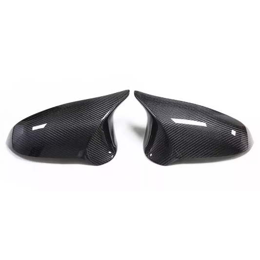  Real Carbon Fiber Mirror Caps