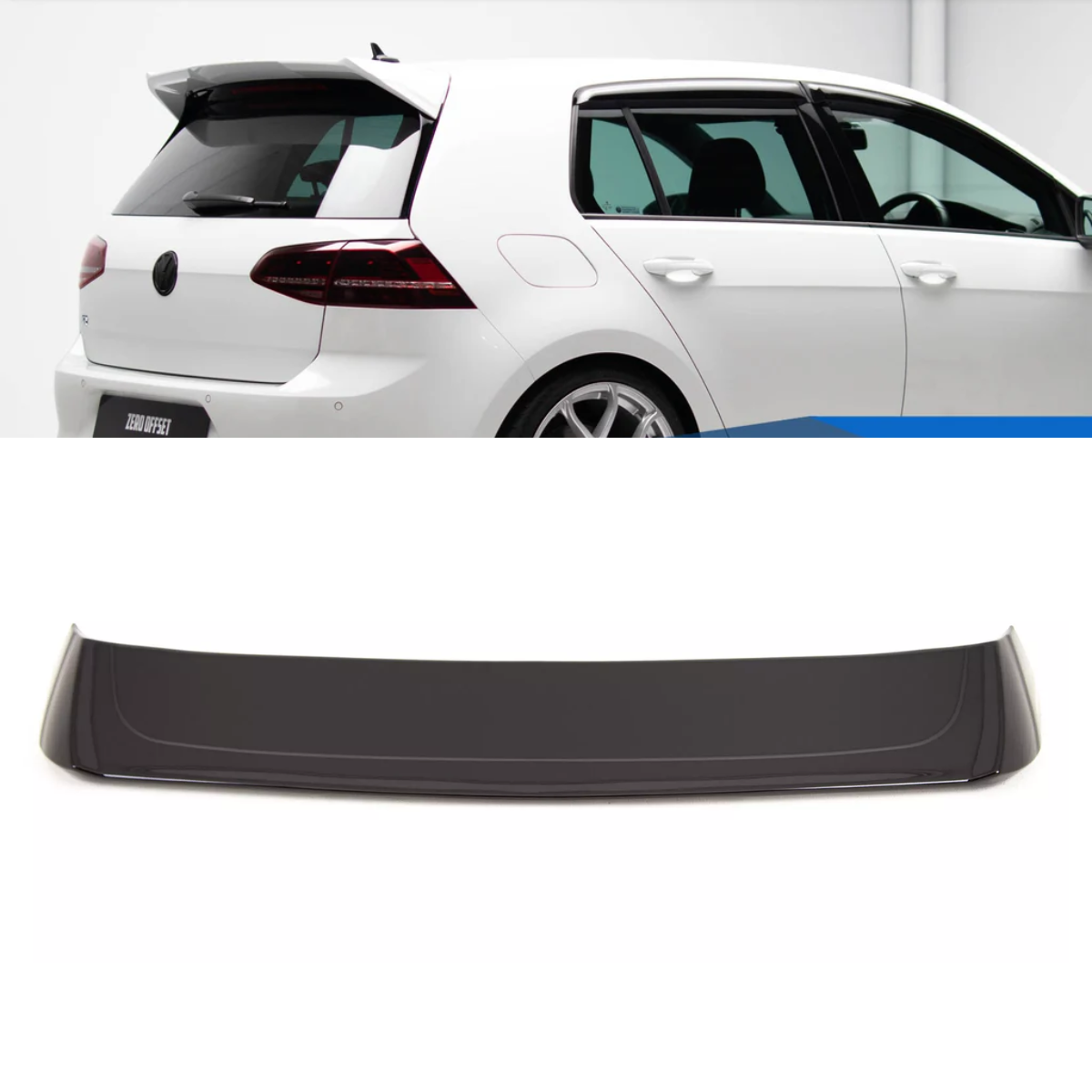 Gloss Black Osir Style Rear Roof Boot Lip Spoiler 